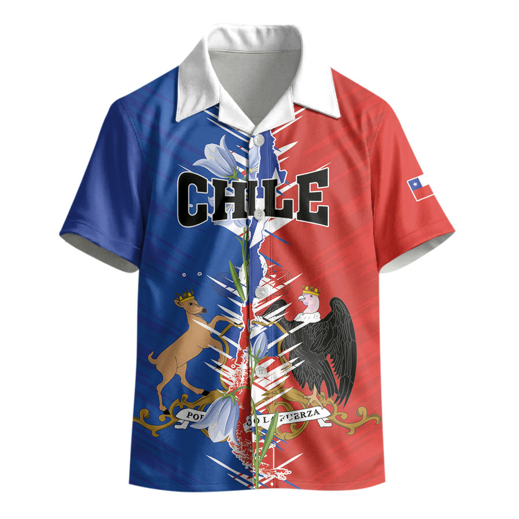 Personalized Chile Flag Map Kid Hawaiian Shirt Happy Independence Day