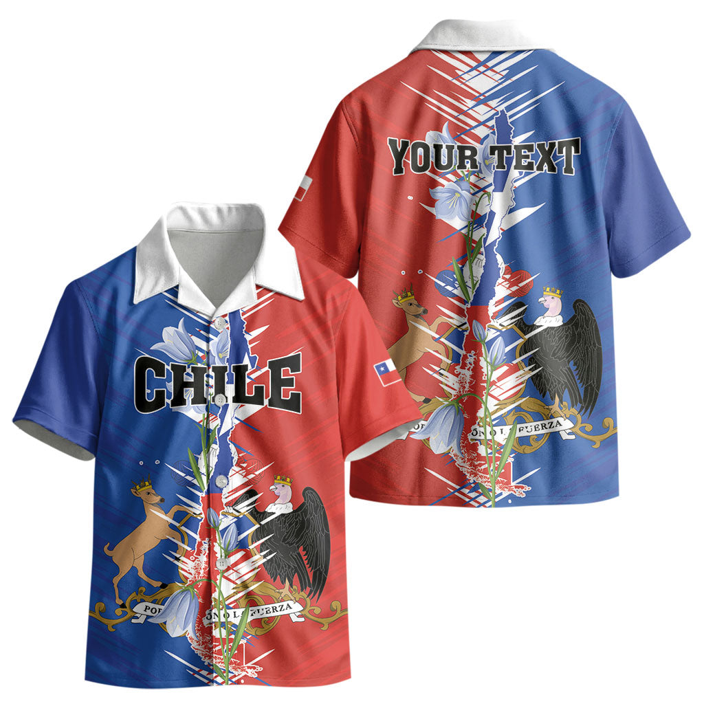 Personalized Chile Flag Map Kid Hawaiian Shirt Happy Independence Day