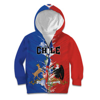 Personalized Chile Flag Map Kid Hoodie Happy Independence Day