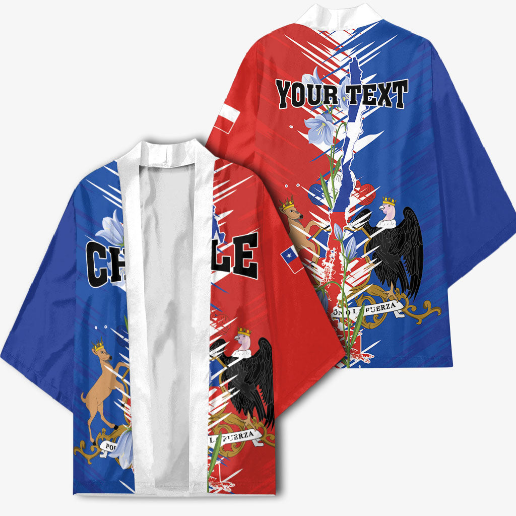 Personalized Chile Flag Map Kimono Happy Independence Day