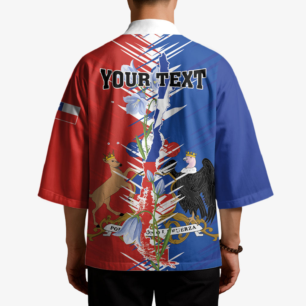 Personalized Chile Flag Map Kimono Happy Independence Day