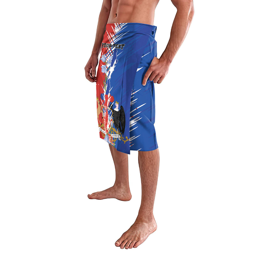 Personalized Chile Flag Map Lavalava Happy Independence Day