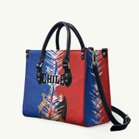Chile Flag Map Leather Bag Happy Independence Day