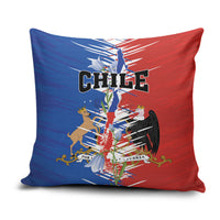 Chile Flag Map Pillow Cover Happy Independence Day