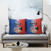Chile Flag Map Pillow Cover Happy Independence Day