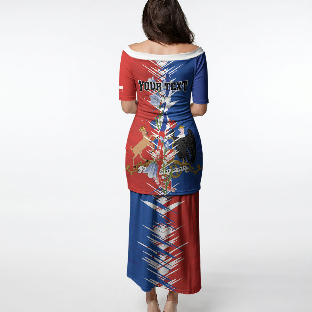 Personalized Chile Flag Map Puletasi Happy Independence Day