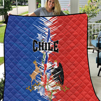 Chile Flag Map Quilt Happy Independence Day