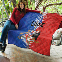Chile Flag Map Quilt Happy Independence Day