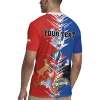 Personalized Chile Flag Map Rugby Jersey Happy Independence Day