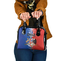 Chile Flag Map Shoulder Handbag Happy Independence Day