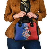 Chile Flag Map Shoulder Handbag Happy Independence Day
