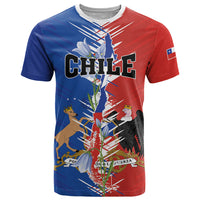 Personalized Chile Flag Map T Shirt Happy Independence Day