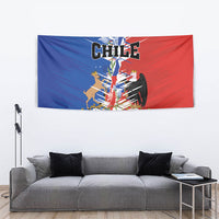 Chile Flag Map Tapestry Happy Independence Day