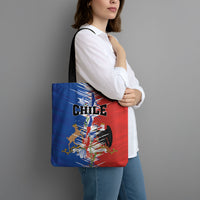 Chile Flag Map Tote Bag Happy Independence Day