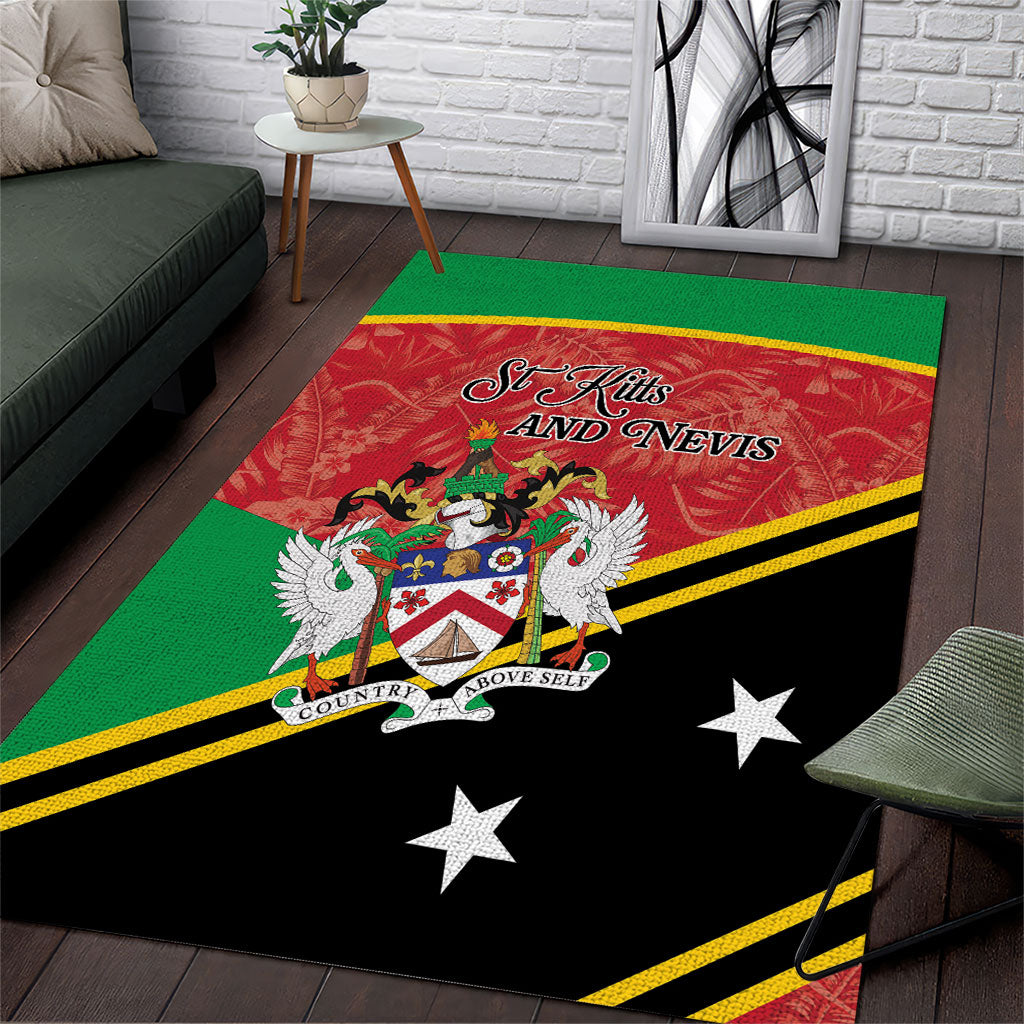 Saint Kitts and Nevis Area Rug Happy Independence Day