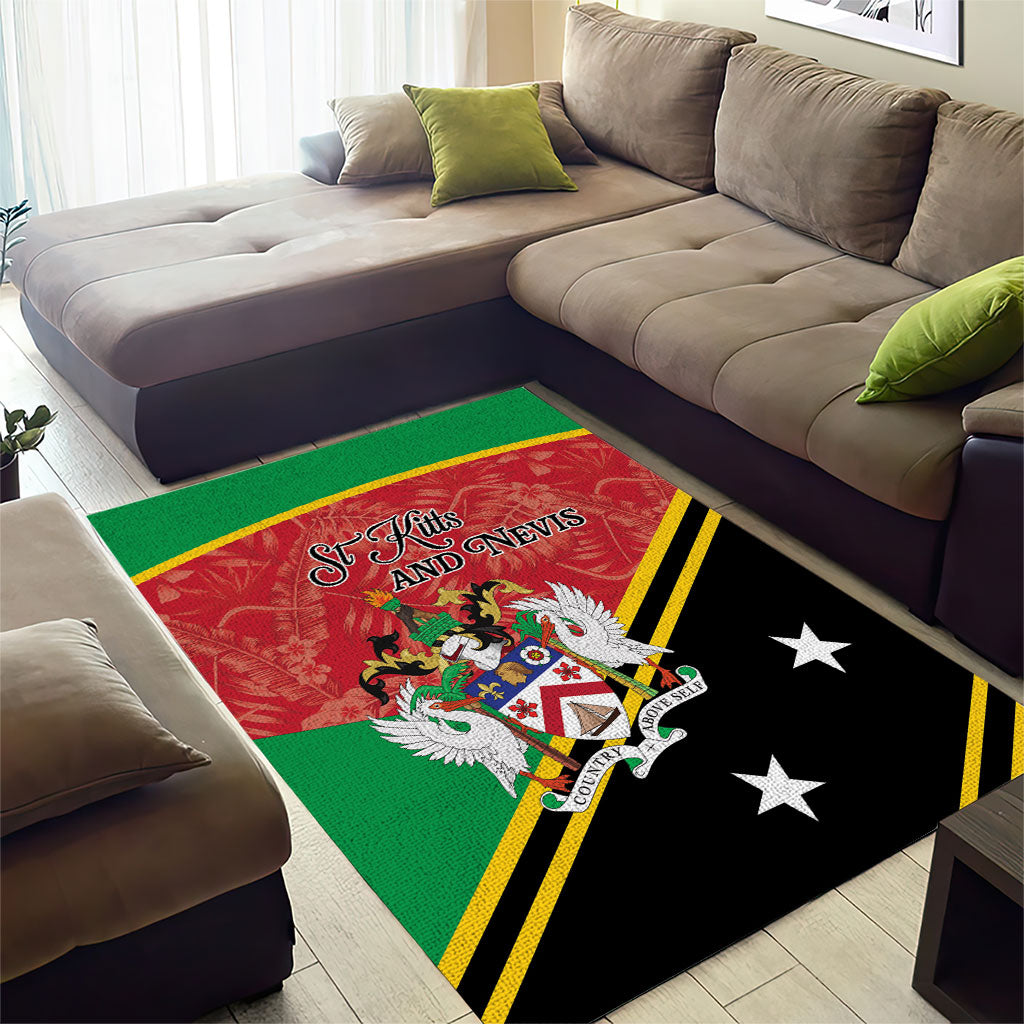 Saint Kitts and Nevis Area Rug Happy Independence Day