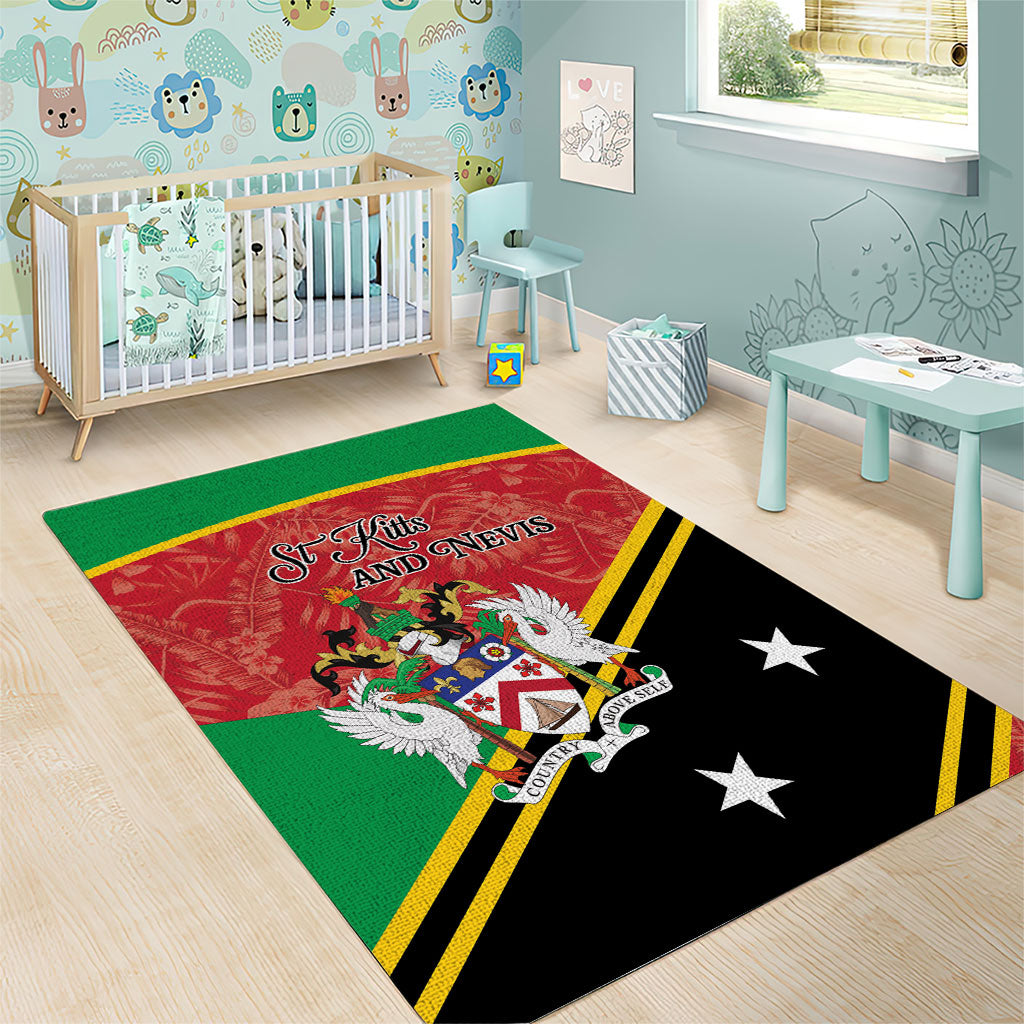 Saint Kitts and Nevis Area Rug Happy Independence Day