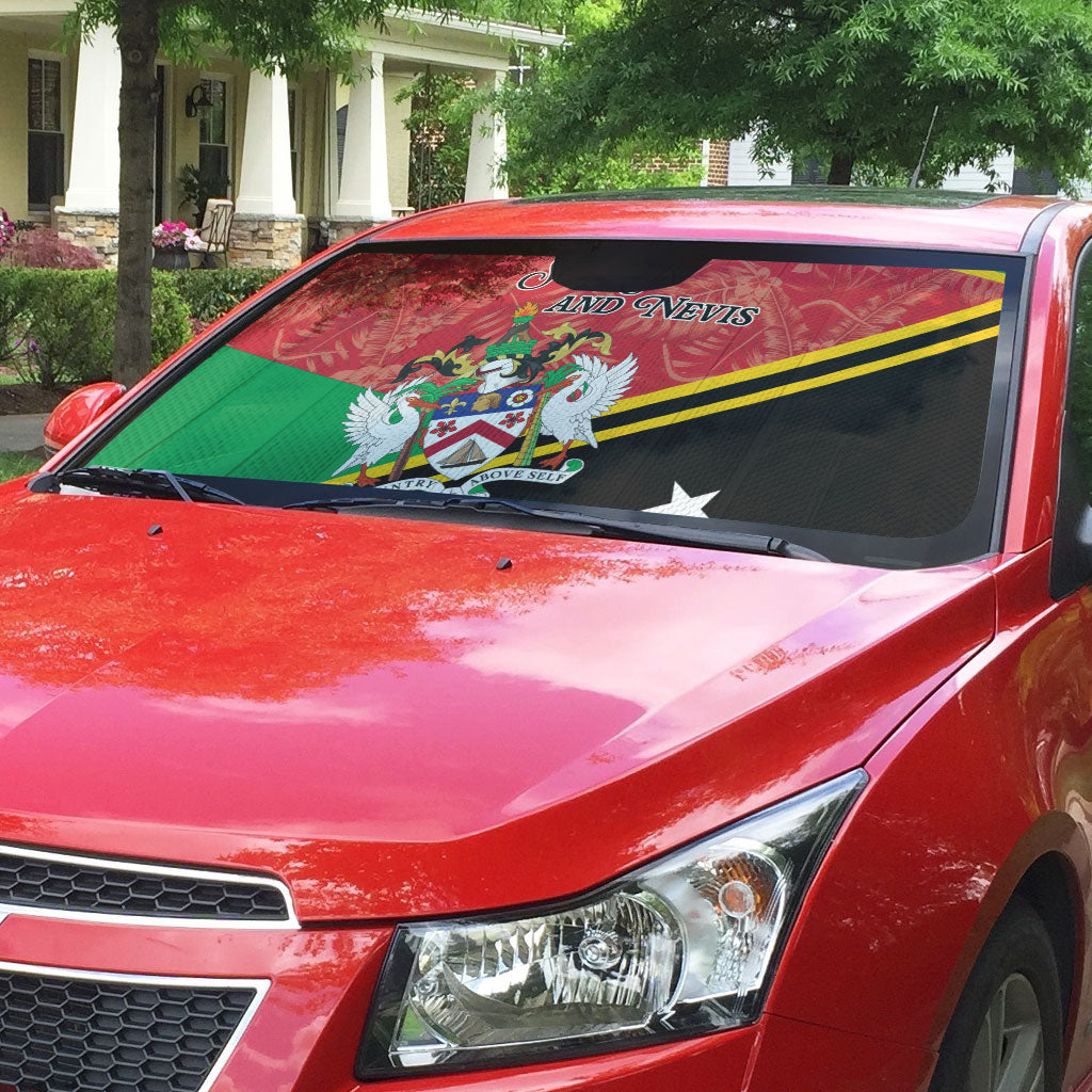 Saint Kitts and Nevis Auto Sun Shade Happy Independence Day