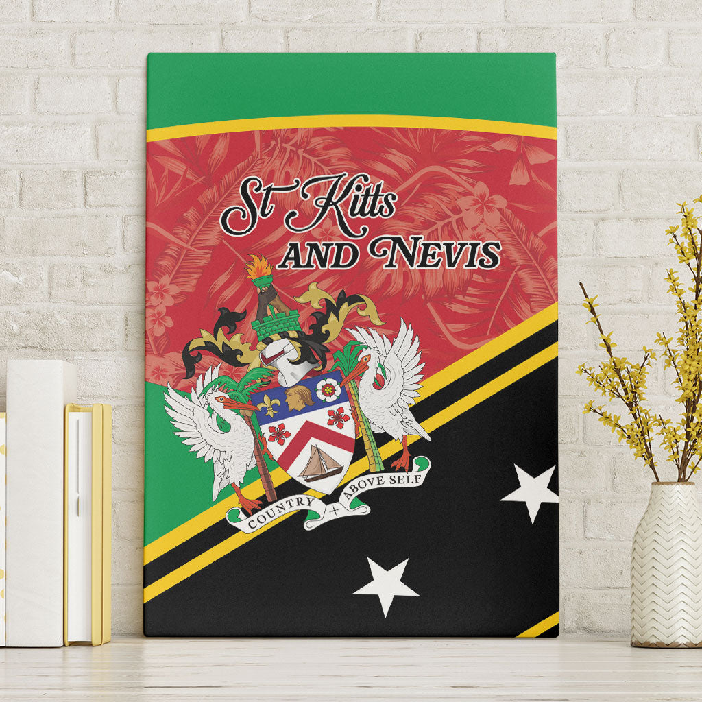 Saint Kitts and Nevis Canvas Wall Art Happy Independence Day