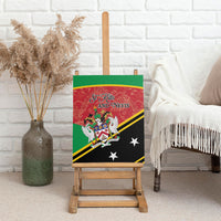 Saint Kitts and Nevis Canvas Wall Art Happy Independence Day