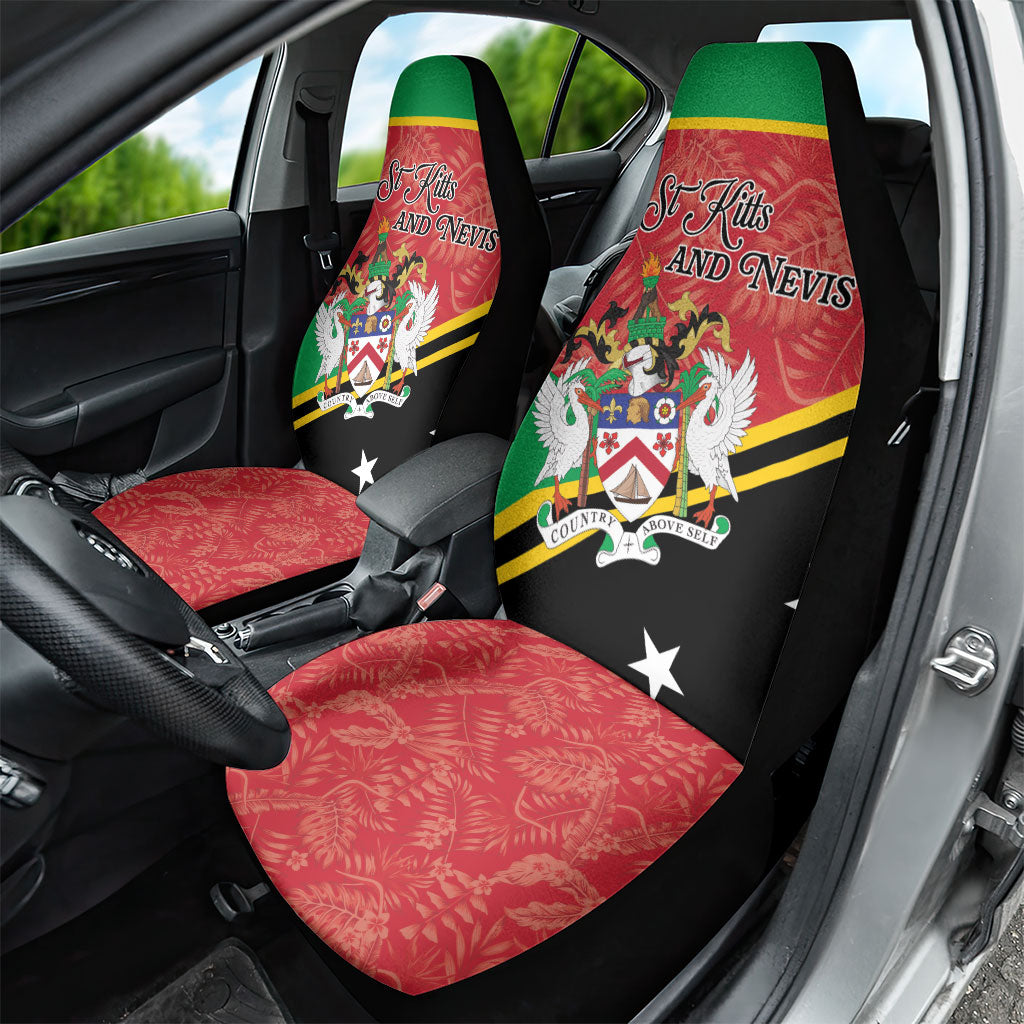 Saint Kitts and Nevis Car Seat Cover Happy Independence Day