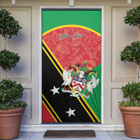 Personalized Saint Kitts and Nevis Door Cover Happy Independence Day