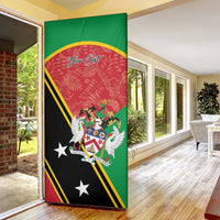 Personalized Saint Kitts and Nevis Door Cover Happy Independence Day