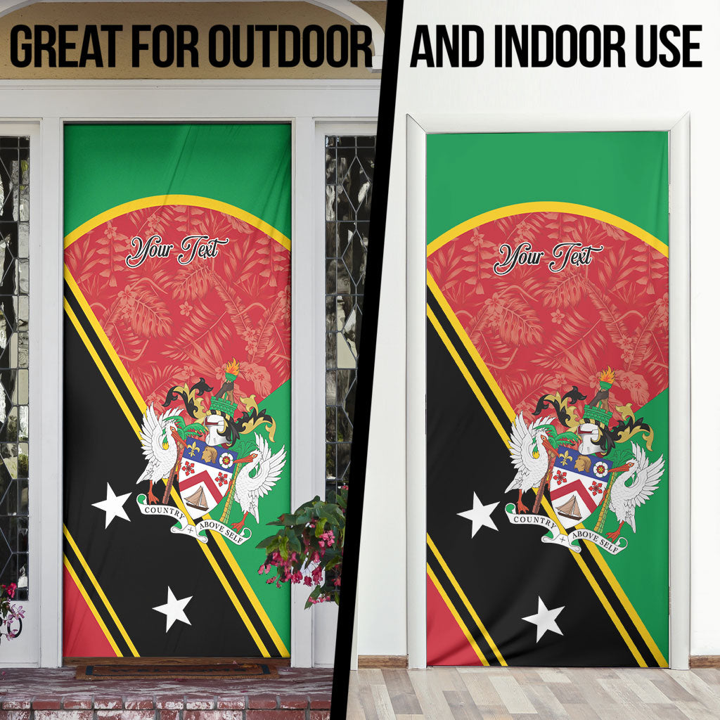 Personalized Saint Kitts and Nevis Door Cover Happy Independence Day