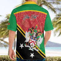 Personalized Saint Kitts and Nevis Hawaiian Shirt Happy Independence Day