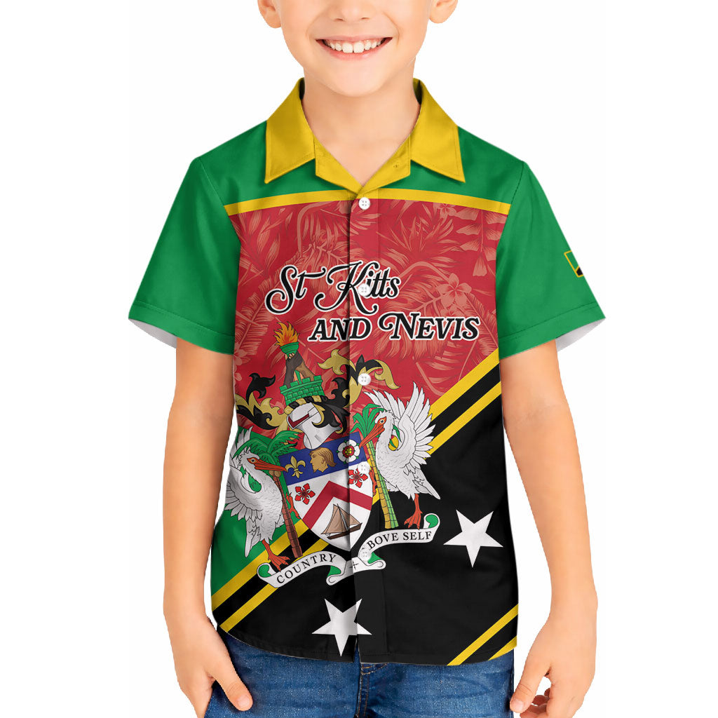 Personalized Saint Kitts and Nevis Hawaiian Shirt Happy Independence Day