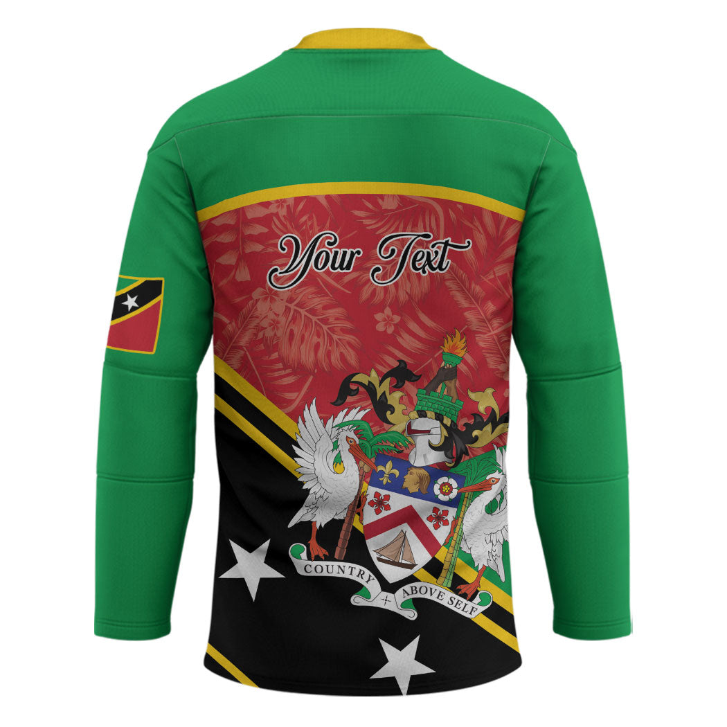 Personalized Saint Kitts and Nevis Hockey Jersey Happy Independence Day