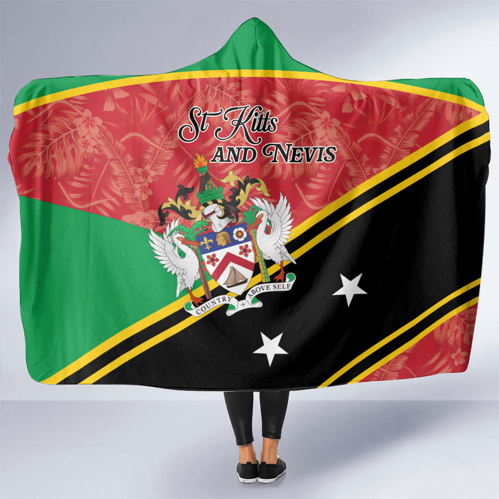 Saint Kitts and Nevis Hooded Blanket Happy Independence Day