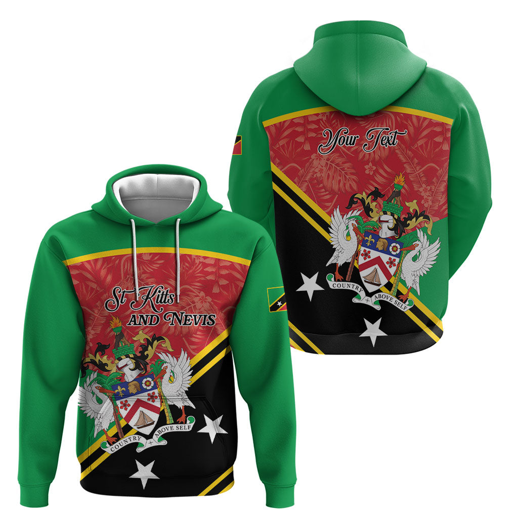 Personalized Saint Kitts and Nevis Hoodie Happy Independence Day