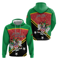 Personalized Saint Kitts and Nevis Hoodie Happy Independence Day