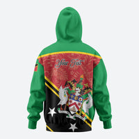 Personalized Saint Kitts and Nevis Hoodie Happy Independence Day