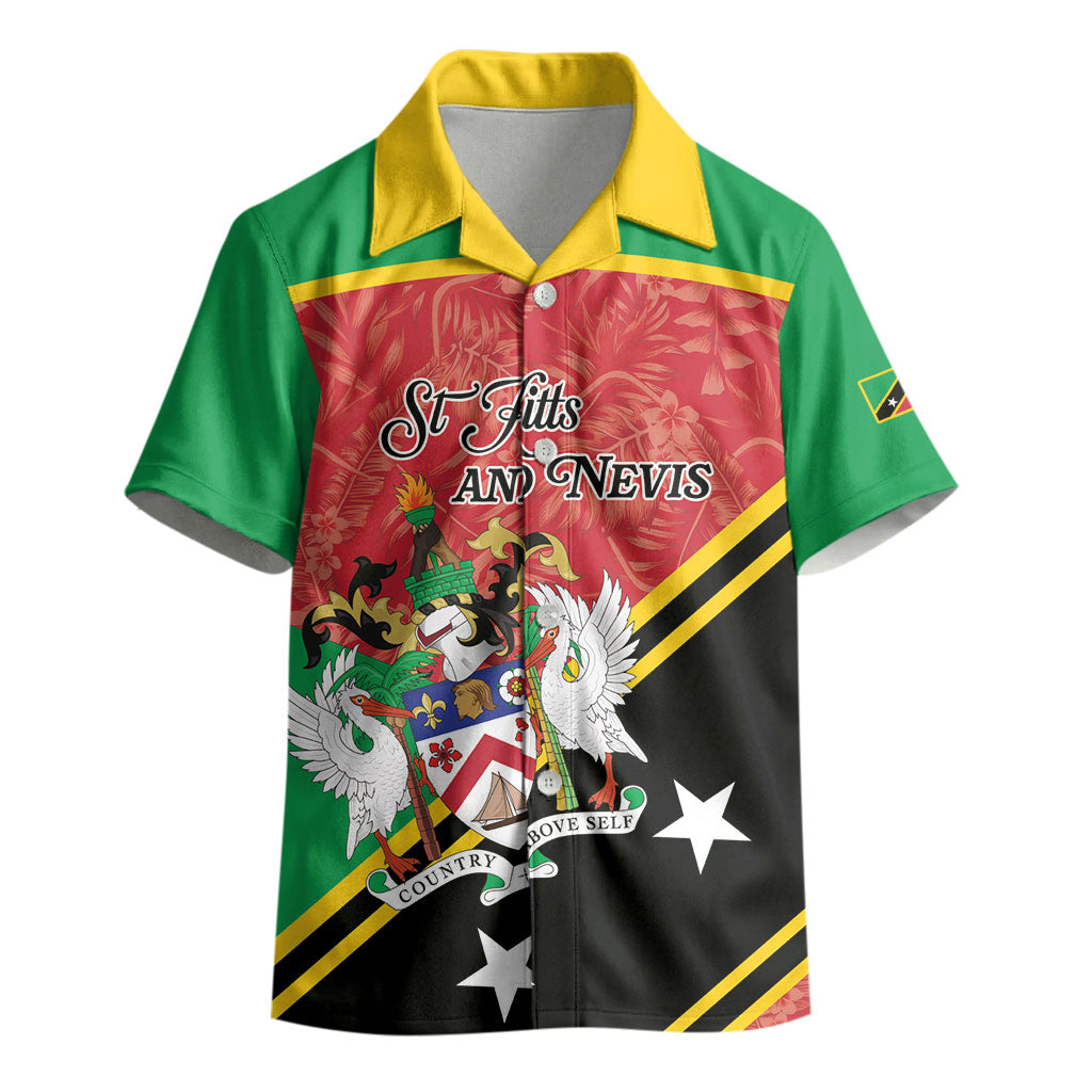 Personalized Saint Kitts and Nevis Kid Hawaiian Shirt Happy Independence Day