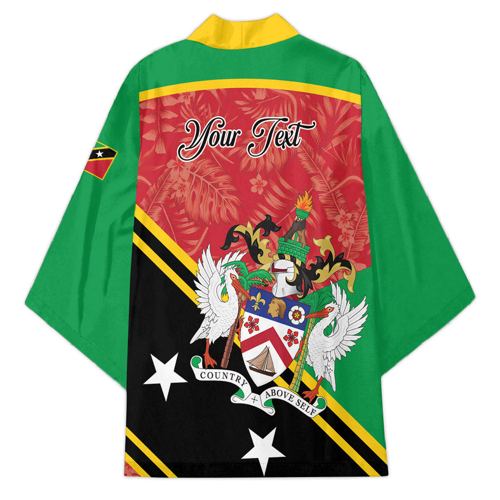 Personalized Saint Kitts and Nevis Kimono Happy Independence Day
