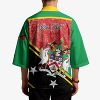 Personalized Saint Kitts and Nevis Kimono Happy Independence Day