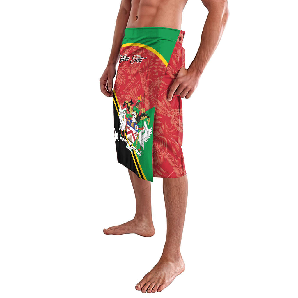 Personalized Saint Kitts and Nevis Lavalava Happy Independence Day