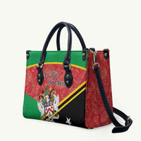 Saint Kitts and Nevis Leather Bag Happy Independence Day
