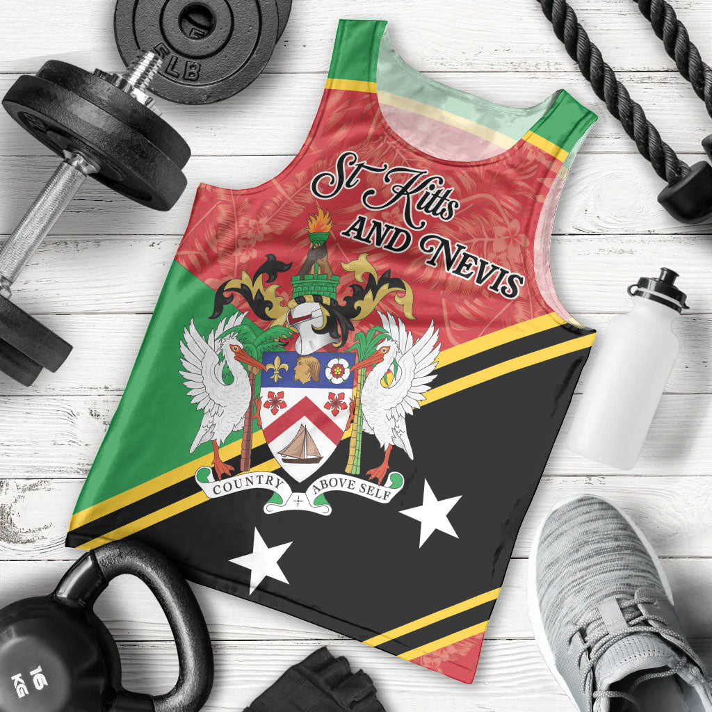 Personalized Saint Kitts and Nevis Men Tank Top Happy Independence Day