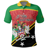 Personalized Saint Kitts and Nevis Polo Shirt Happy Independence Day