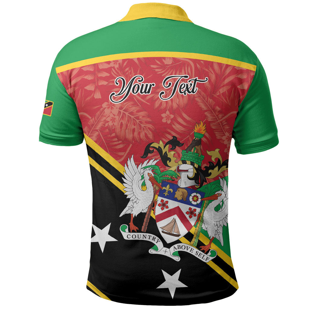 Personalized Saint Kitts and Nevis Polo Shirt Happy Independence Day