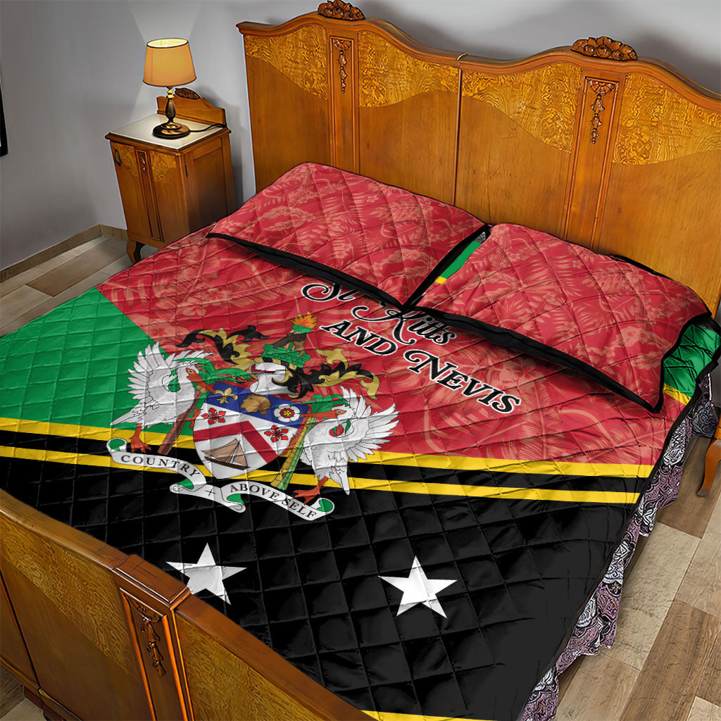 Saint Kitts and Nevis Quilt Bed Set Happy Independence Day