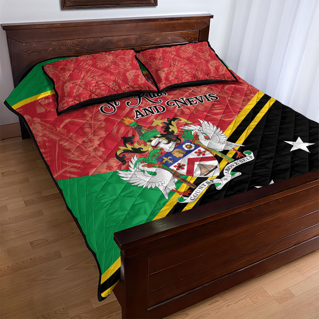 Saint Kitts and Nevis Quilt Bed Set Happy Independence Day