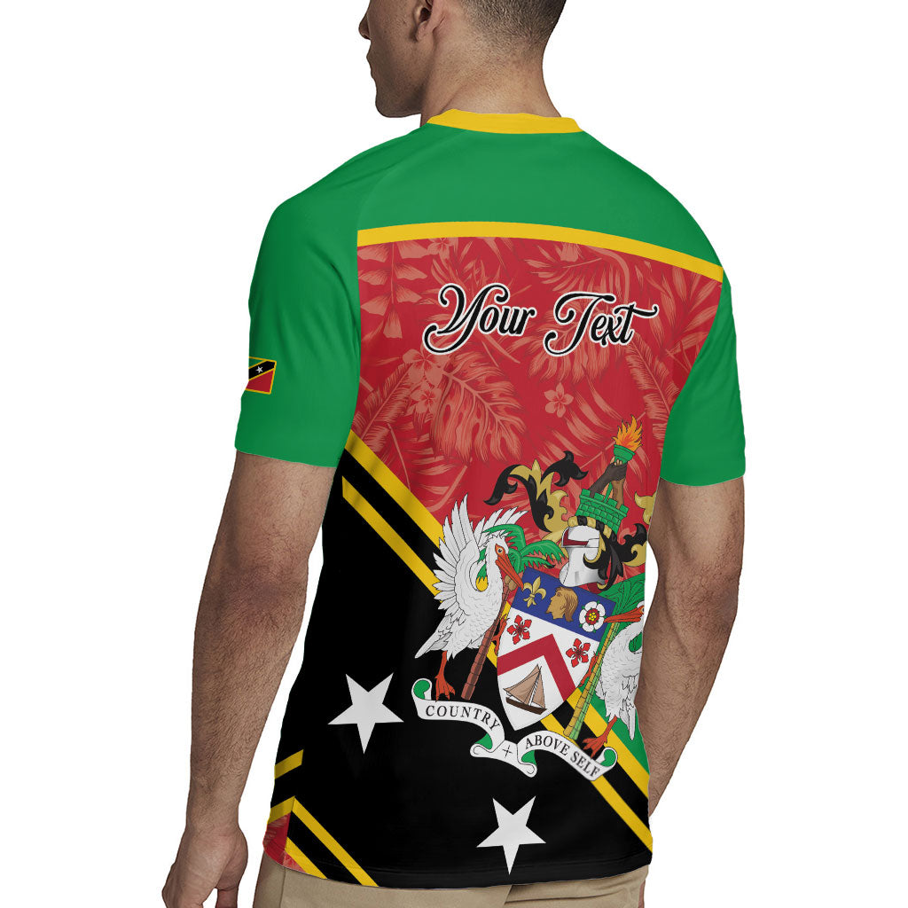 Personalized Saint Kitts and Nevis Rugby Jersey Happy Independence Day
