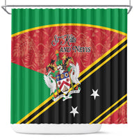 Saint Kitts and Nevis Shower Curtain Happy Independence Day