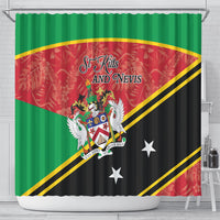 Saint Kitts and Nevis Shower Curtain Happy Independence Day