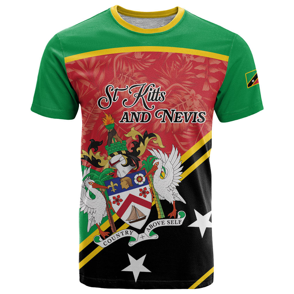 Personalized Saint Kitts and Nevis T Shirt Happy Independence Day