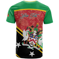 Personalized Saint Kitts and Nevis T Shirt Happy Independence Day